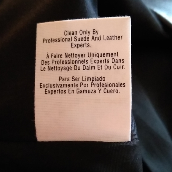 DKNY Black Lambskin Leather Mini Skirt, Size 2 - Picture 5 of 5